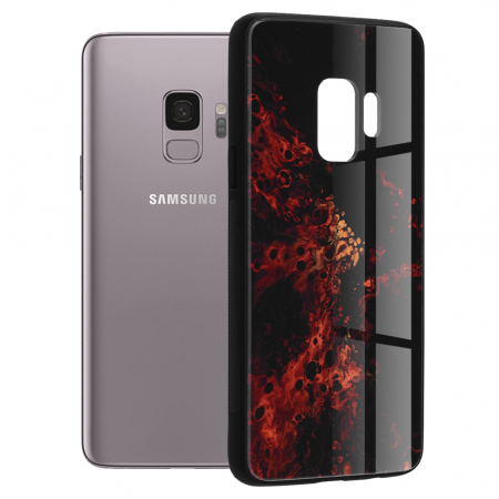 Galaxy S9 - Husa Samsung Galaxy S9, Glaze Series, Red Nebula