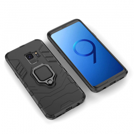 Husa Samsung Galaxy S9, Techsuit Shield Ring, Negru [8]
