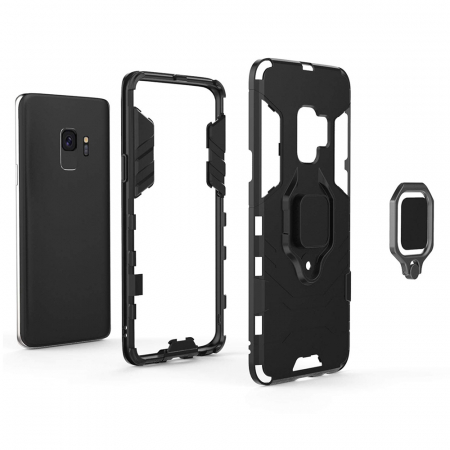 Husa Samsung Galaxy S9, Techsuit Shield Ring, Negru [5]