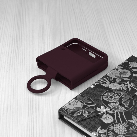 Husa Samsung Galaxy Z Flip3 5G, Soft Edge Silicone, Dark Green [3]