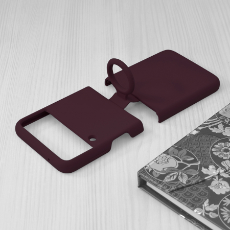 Husa Samsung Galaxy Z Flip3 5G, Soft Edge Silicone, Dark Green [4]