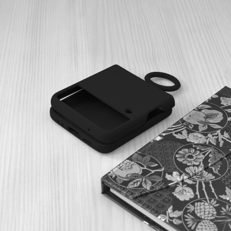 Husa Samsung Galaxy Z Flip3 5G, Soft Edge Silicone, Negru [5]