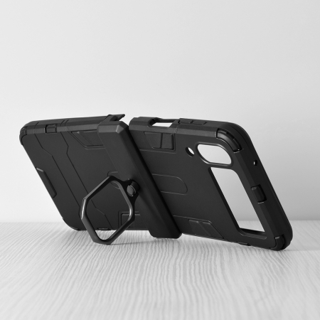 Husa Samsung Galaxy Z Flip4, Techsuit Shield Ring, Negru [1]
