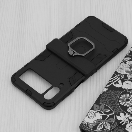 Husa Samsung Galaxy Z Flip4, Techsuit Shield Ring, Negru [6]