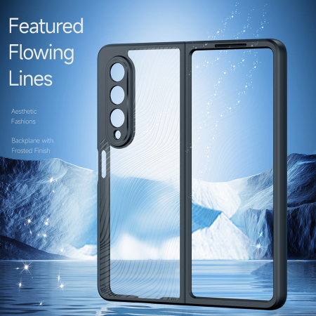 Husa Samsung Galaxy Z Fold4, Dux Ducis Aimo Series, Negru [6]