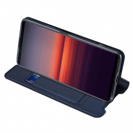 Husa Sony Xperia 1 IV, Dux Ducis Skin Pro Flip Book, Negru [5]