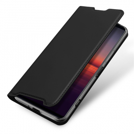 Husa Sony Xperia 1 IV, Dux Ducis Skin Pro Flip Book, Negru [1]