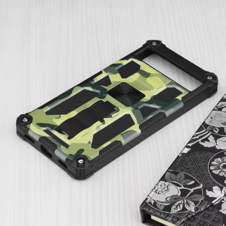 Husa Techsuit Blazor pentru Google Pixel 6a, Camo Lime [4]