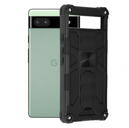 Google Pixel 6A - Husa Techsuit Blazor pentru Google Pixel 6a, Negru