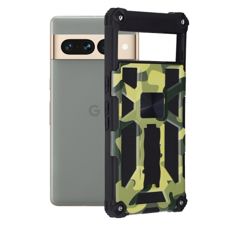 Google Pixel 7 Pro - Husa Techsuit Blazor pentru Google Pixel 7 Pro, Camo Lime
