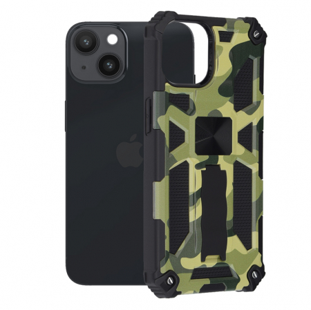 iPhone 14 - Husa Techsuit Blazor pentru iPhone 14, Camo Lime