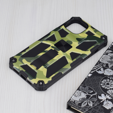 Husa Techsuit Blazor pentru iPhone 14 Plus, Camo Lime [4]