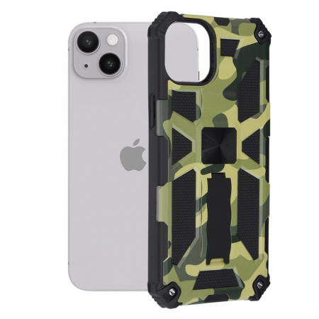 iPhone 14 Plus - Husa Techsuit Blazor pentru iPhone 14 Plus, Camo Lime