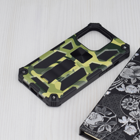Husa Techsuit Blazor pentru iPhone 14 Pro, Camo Lime [6]