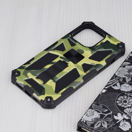 Husa Techsuit Blazor pentru iPhone 14 Pro Max, Camo Lime [6]