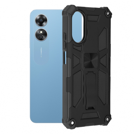 Oppo A17 - Husa Techsuit Blazor pentru OPPO A17, Negru