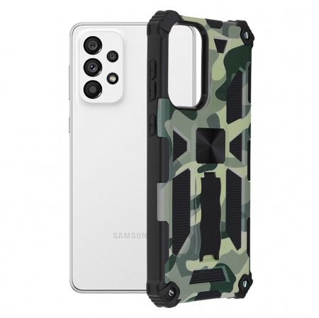 Galaxy A73 5G - Husa Techsuit Blazor pentru Samsung Galaxy A73 5G, Camo Lime