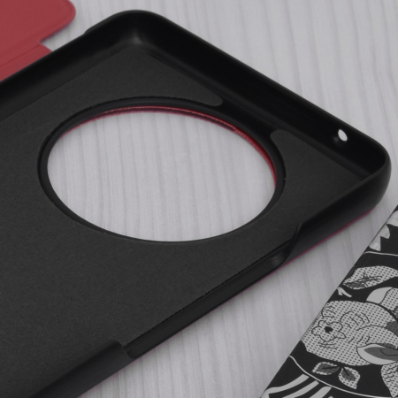 Husa tip carte Honor Magic 4 Lite, eFold Book View, Red [2]