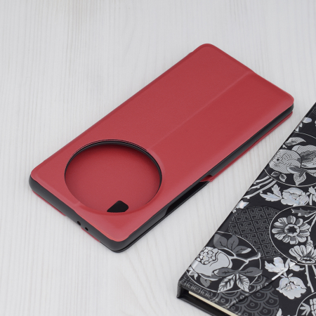 Husa tip carte Honor Magic 5 Lite, eFold Book View, Red [1]