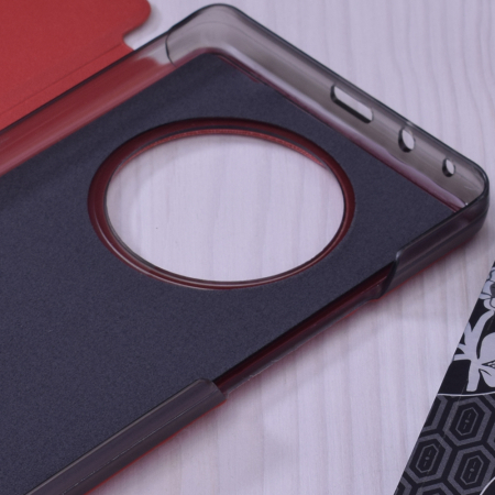 Husa tip carte Huawei Mate 40 Pro, eFold Book View, Red [2]