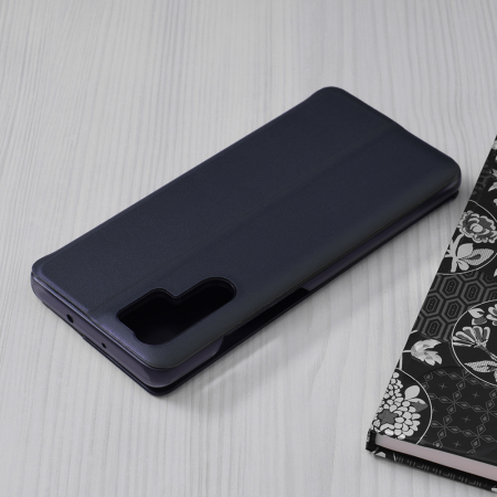 Husa tip carte Huawei P30 Pro, eFold Book View, Dark Blue [1]