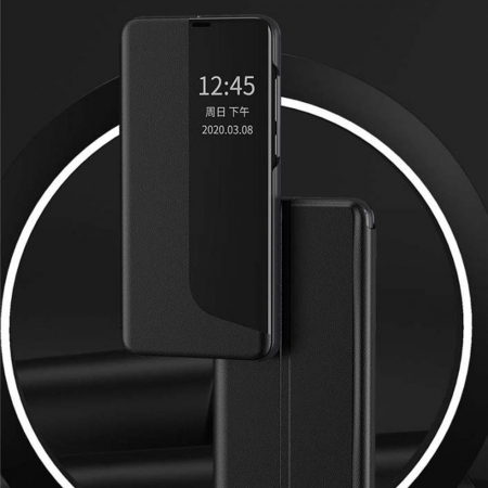 Husa tip carte Huawei P30 Pro, eFold Book View, Purple [8]