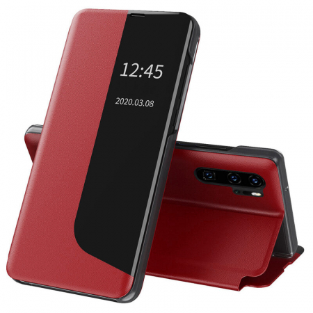 Huawei P30 Pro - Husa tip carte Huawei P30 Pro, eFold Book View, Red