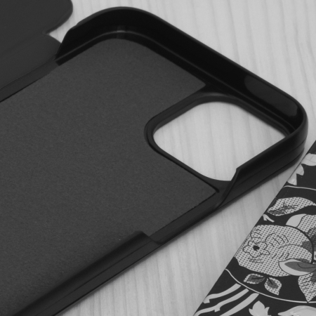 Husa tip carte iPhone 14, eFold Book View, Negru [2]