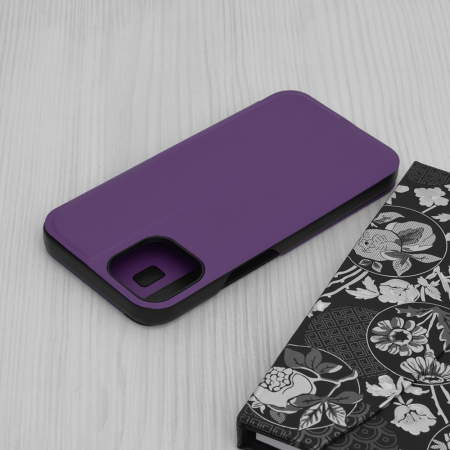 Husa tip carte iPhone 14, eFold Book View, Purple [1]