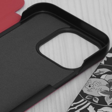 Husa tip carte iPhone 14 Pro, eFold Book View, Red [2]