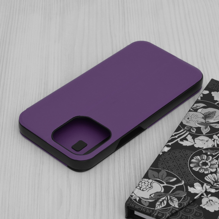 Husa tip carte iPhone 14 Pro Max, eFold Book View, Purple [1]