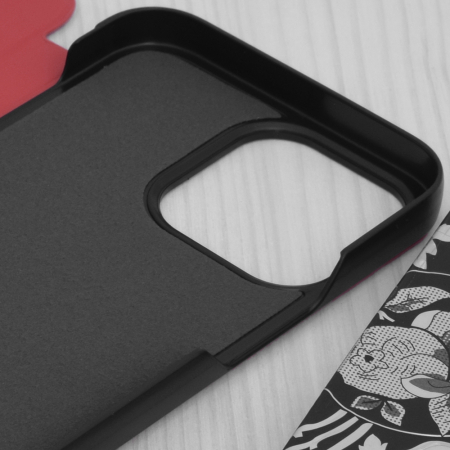 Husa tip carte iPhone 14 Pro Max, eFold Book View, Red [2]