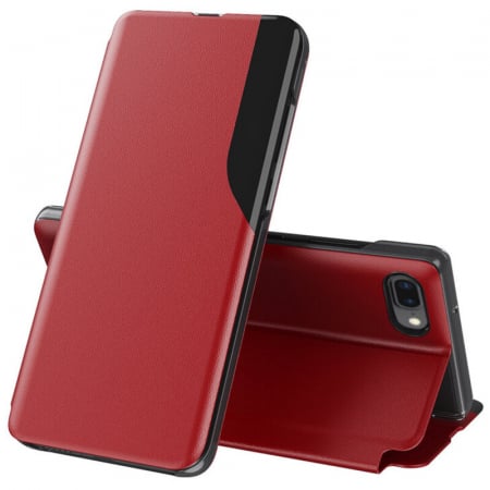 iPhone 6 Plus / 6S Plus - Husa tip carte iPhone 6 Plus / 7 Plus / 8 Plus, eFold Book View, Red