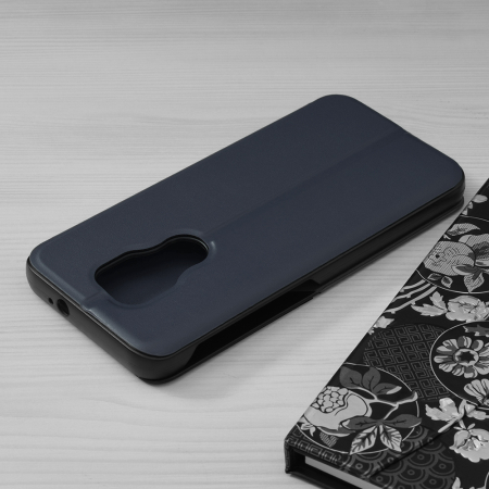 Husa tip carte Motorola Moto G9 Play, eFold Book View, Dark Blue [1]