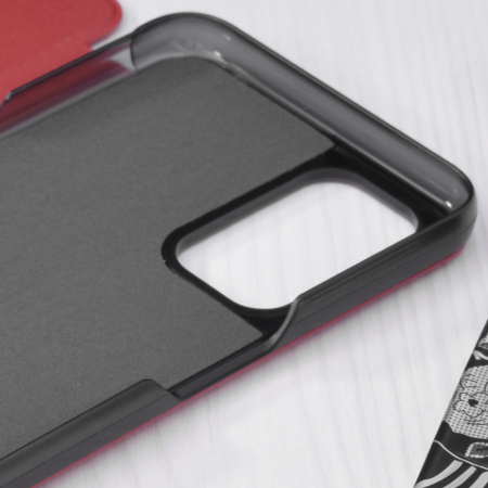 Husa tip carte OPPO A74 5G / A54 5G, eFold Book View, Red [2]