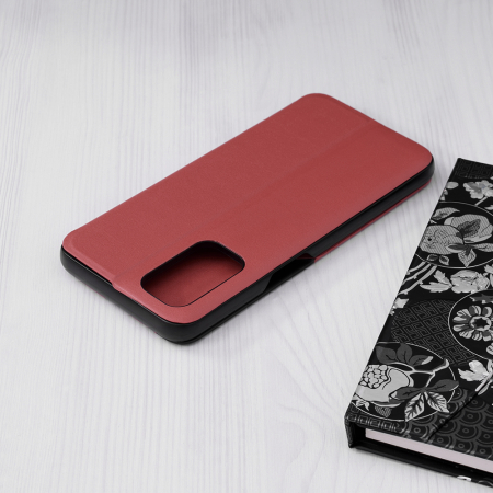 Husa tip carte OPPO A74 5G / A54 5G, eFold Book View, Red [1]