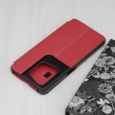 Husa tip carte Oppo Reno8 Pro, eFold Book View, Red [1]