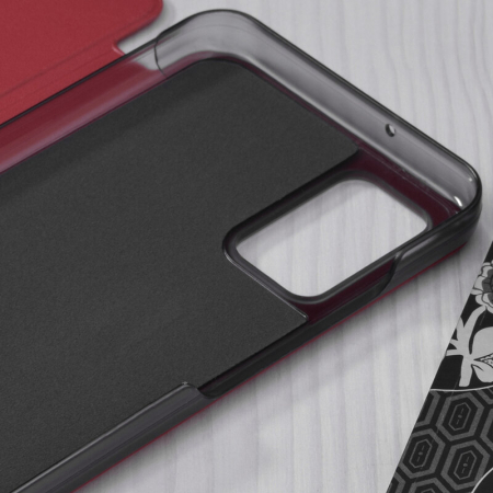 Husa tip carte Samsung Galaxy A03s, eFold Book View, Red [2]