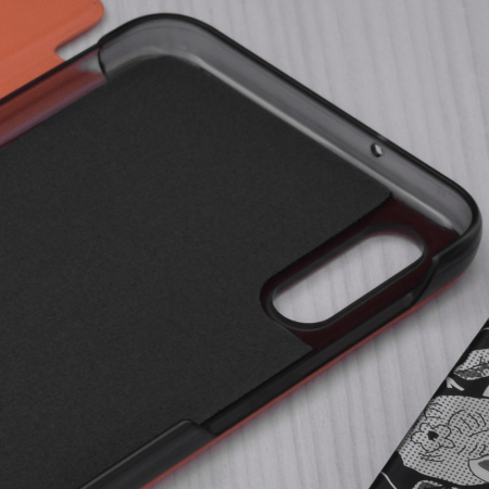 Husa tip carte Samsung Galaxy A10, eFold Book View, Orange [2]