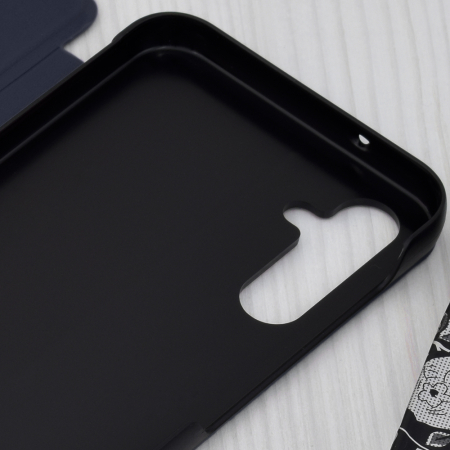 Husa tip carte Samsung Galaxy A14 4G / A14 5G, eFold Book View, Dark Blue [2]