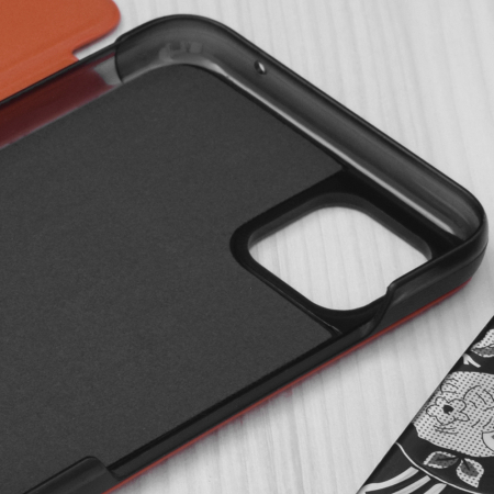 Husa tip carte Samsung Galaxy A22 5G, eFold Book View, Orange [2]