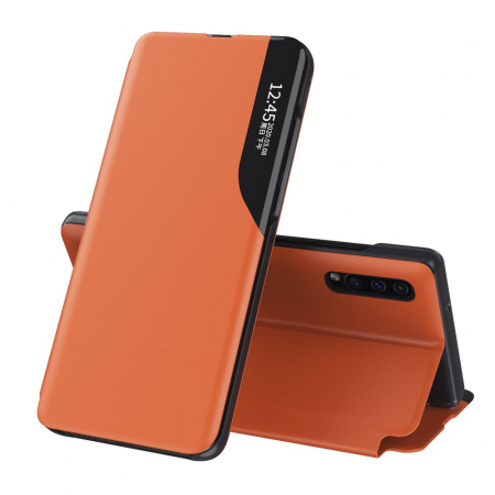 Galaxy A50 - Husa tip carte Samsung Galaxy A50, eFold Book View, Orange