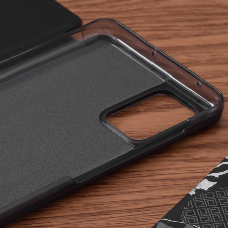 Husa tip carte Samsung Galaxy A71, eFold Book View, Negru [2]