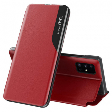 Galaxy A71 - Husa tip carte Samsung Galaxy A71, eFold Book View, Red