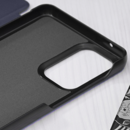 Husa tip carte Samsung Galaxy A73 5G, eFold Book View, Dark Blue [2]