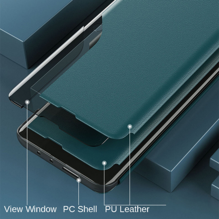 Husa tip carte Samsung Galaxy Note 10 Plus, eFold Book View, Dark Blue [2]