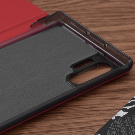 Husa tip carte Samsung Galaxy Note 10 Plus, eFold Book View, Red [2]