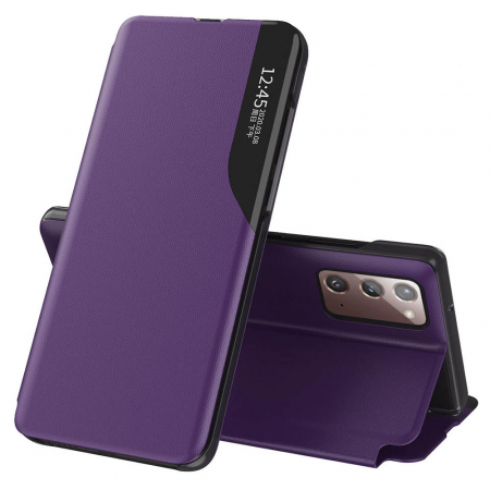 Galaxy Note 20 - Husa tip carte Samsung Galaxy Note 20, eFold Book View, Purple