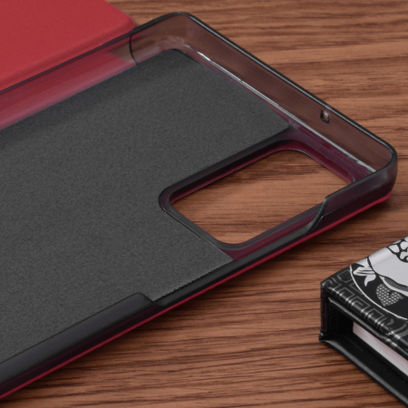 Husa tip carte Samsung Galaxy Note 20, eFold Book View, Red [2]