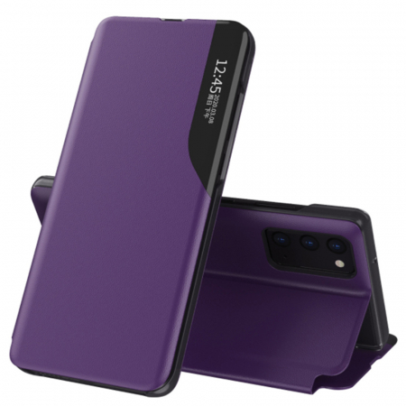 Galaxy Note 20 Ultra - Husa tip carte Samsung Galaxy Note 20 Ultra, eFold Book View, Purple